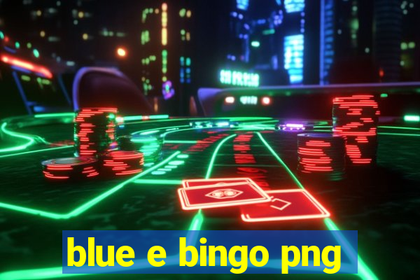 blue e bingo png