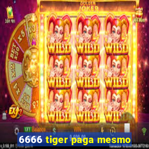 6666 tiger paga mesmo