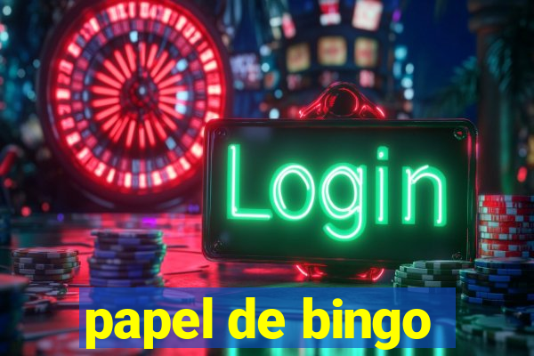 papel de bingo