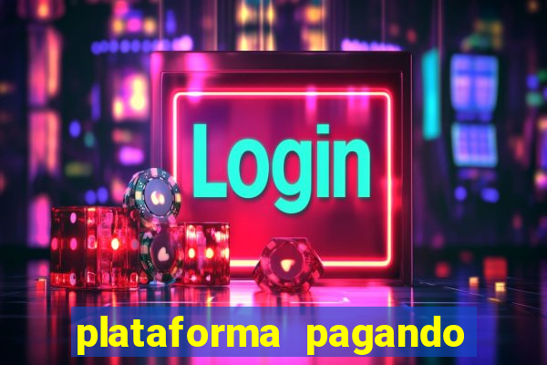 plataforma pagando bem hoje