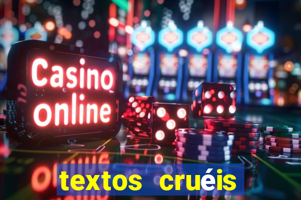 textos cruéis demais para serem lidos rapidamente pdf