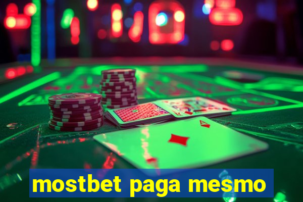 mostbet paga mesmo